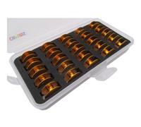 CKPSMS Marke: Jumbo-Spulen #767860107 mit Box, kompatibel mit Janome Marke HD9 (Version 2,nicht Version 1), HD9BE Nähmaschinen (767860107, 25 Stück + Box)