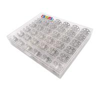 CKPSMS Marke - Metallspulen #0115367000 Kompatibel mit/Ersatz für Marke BERNINA 330,350,350PE,380,530,550QE,B215,B330,B380,1120,1130 (0115367000 36PCS with plastic box)