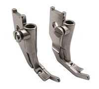 CKPSMS Marke: schmaler Reißverschlussfuß rechts und links, #KP-19268+KP-19269, kompatibel mit/Ersatz für Pfaff Marke 145 335 545 1245 (rechts + linker Reißverschluss)