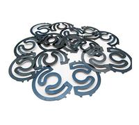 ckpsms Marke: Spulenkapselfedern (ohne Zurückleger), geeignet für M-Style-Spulenkapsel mit Durchmesser 25,4 mm, kompatibel mit/Ersatz für JUKI Marke Singer, Nähmaschine (10 Stück)