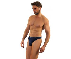 CL13 Sesto Senso nahtloser Herren-Tanga, Marineblau - Größe S / M
