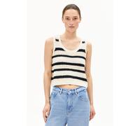 ARMEDANGELS CLAAIRE STRIPES - Damen Stricktop aus Bio-Baumwolle raw white-night sky L