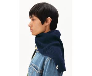CLAASAS SCHAL | aus 100% Bio-Wolle - blau (ONE-SIZE)
