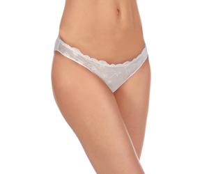 CLAIRE Damen-Brauthöschen mit besticktem Tüll S