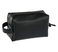 Clairefontaine 116057C - Schlampermäppchen/Penale Le cerisier blanc, aus Lammleder, 18x11x7cm, hohe Qualität. Schwarz, 1 Stück