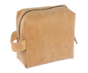 Clairefontaine 2x Terracotta, Mehrzweck-Schlampermäppchen aus Leder 18x11x7 cm - 116081C - 116081C