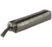 Clairefontaine 400004C Schlampermäppchen slim (mit Perlmutt-Effekt, 4x2,5x19,5 cm) 1 Stück grau