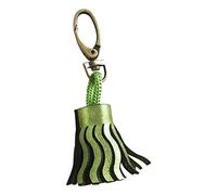 Clairefontaine 400075C Schlüsselanhänger Cuirisé, mit Perlmutt Effekt, elegant und trendig, 4 x 2,5cm, 1 Stück, Grün