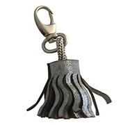 Clairefontaine 400078C Schlüsselanhänger Cuirisé, mit Perlmutt Effekt, elegant und trendig, 4 x 2,5cm, 1 Stück, Blau