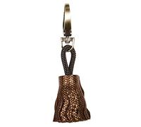 Clairefontaine 410063C Schlüsselanhänger KLEO-PATHRA, aus Lammleder, 4 x 2,5cm, 1 Stück, Bronze