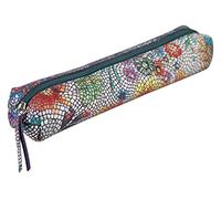 Clairefontaine 410099C Schlampermäppchen aus Leder Celeste Slim, 4 x 2,5 x 19,5cm, 1 Stück, Bunt