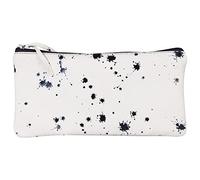 Clairefontaine 410116C Schlampermäppchen Cosmicuir, aus Wildleder Flach, 11 x 22cm, 1 Stück, Dunkelblau