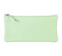 Clairefontaine 410166C Schlampermäppchen aus Lammleder Flach, 11 x 22cm, 1 Stück, Grün