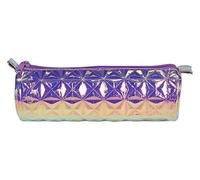 Clairefontaine 420025C - Grande Trousse Scolaire Ronde Holograhique 7x22 cm, Violet