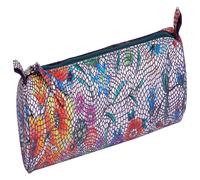 Clairefontaine 4x Céleste Schlampermäppchen Leder Ø5,5x22cm mehrfarbig - 410107C - 410107C