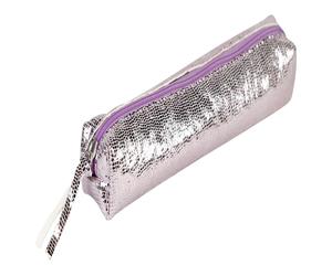 Clairefontaine 4x Céleste Schlampermäppchen Leder SLIM 19,5x2,5x4cm rosa - 410098C - 410098C