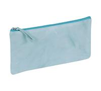 Clairefontaine 4x Flaches Schlampermäppchen 22x11cm Himmelblau 410178C