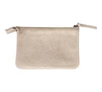 Clairefontaine 4x Kleine Tasche aus Leder 13x9cm Gold 400041C