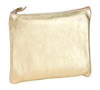 Clairefontaine 4x Schlampermäppchen aus Leder Cuirisé TM flach 22x11cm - Golden 8705C - gold 8705C