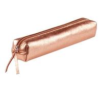 Clairefontaine 4x Schlampermäppchen Leder Cuirisé TM 4x2,5x19,5cm Kupfer 400002C