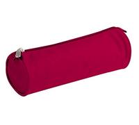 Clairefontaine 8112C Schlampermäppchen (Textil Basic, rund, Ø7 x 22cm) 1 Stück rot