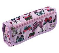 Clairefontaine 8534C Schlampermäppchen (Textil, rechteckig, 22 x 6 x 12cm, mit Klappe) 1 Stück schmetterlinge
