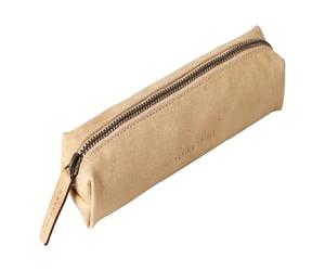 Clairefontaine 8x Flying Spirit Schlampermäppchen aus Leder beige 19,5x2,3 cm - Beige 103511C - beige 103511C