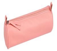 Clairefontaine 8x Runde Schlampermäppchen, gefärbtes Leder, Ø 5,5x22 cm, Sortierung Pastell - 410192C - 410192C