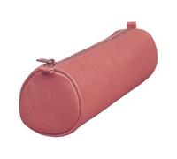 Clairefontaine 8x rundes Schlampermäppchen Leder, 21xØ6 cm Antikrosa 77021C