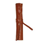 Clairefontaine 930030C Rollmäppchen (Flying Spirit aus Lammleder, rund, 32,7 x 25 cm) 1 Stück Braun