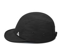 Clakllie 5 Panel Short Brim Cap Wasserdicht Basecap Herren Damen Flat Brim Snapback Cap Schnelltrocknend Sports Kappe Sommer Outdoor Cap,DDY1-Black