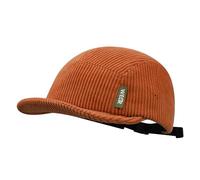 Clakllie Cord Short Brim Baseball Caps für Herren Verstellbar Basecap mit Kurze Krempe Weich Golf Dad Cap Flat Brim Snapback Cap,DSBH10-Brick Red