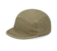 Clakllie Cotton 5 Panel Cap mit Kurzem Schirm Flat Brim Caps Herren Dad Hut Outdoor Sports Cap Running Mütze,BSAD2514-Khaki
