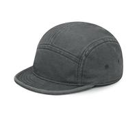 Clakllie Cotton 5 Panel Cap mit Kurzem Schirm Flat Brim Caps Herren Dad Hut Outdoor Sports Cap Running Mütze,BSAD2514-Grey