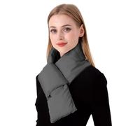 Clakllie Dick Fleece Herbstschal Winterschal Pure Farbe Lang Schals Unisex Winter Warmer Thermo Damenschal Polyester Weichem Wolleschal Männerschal für Skifahren Radfahren Snowboarden Outdoor Faltbar