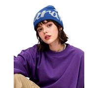 Clakllie Herbst & Winter Slouchy Knit Beanie Hat Bequem Knit Trawler Mütze Wintermütze Weich Acryl Strickmützen Feinstrick Baggy Slouchy Beanie Cap Schädeldecke Skull Hat für Männer Frauen,HKN02-Blue