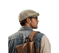 Clakllie Klassische Schiebermütze Flatcap Herren Newsboy Cap aus Baumwolle