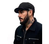 Clakllie Short Brim Baseball Cap Flat Brim Basecap mit Kurzem Schirm Cotton Cappy Schildkappen Casual Outdoor Sport Cap