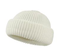 Clakllie Trawler Beanie Watch Hut Rollup Edge Retro Thick Skull Cuffed Dogger Hats Cap Schädeldecke Winter Thermo Strickmützen für Unisex,Warm Bequem Feinstrick Seemanns Mütze Fischermütze Wintermütze