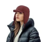 Clakllie Unisex Winter Warme Fliegermütze mit Ohrenklappen ，wasserdichte Trappermütze Bomber Hut Fliegermütze Russen Mütze Herren für Snowboarden Skaten Männer Schneekappen Ushanka Winddicht Hut