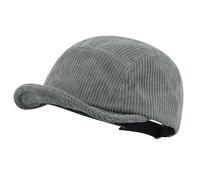 CLAPE 5 Panel Short Brim Cord Basecap Verstellbar Cotton Twill Baseball Cap Schildmütze Outdoor Sport Mütze Short Hip Hop Snapback Cap