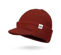 CLAPE Beanie Mütze mit Schirm Winter Strickmütze Herren Damen Elastisch | Warme,Weich,Leicht,Short Brim,Unisex Wintermütze für Alltag,Freizeit,Reisen,Ski