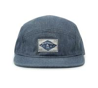 CLAPE Original 5 Panel Cap Herren Damen Flat Brim Trucker Snapback Caps Washed Cotton Baseball Cap Classic Jockey Cap Outdoor Sport Cappy Blue 5P02