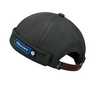 CLAPE Rolled Cuff Harbour Hat Commando Docker Leon Watch Cap Breathable Mesh Design Retro Brimless Beanie Hat Unisex