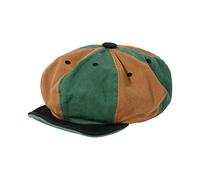 CLAPE Schiebermütze Herren Damen Washed Cotton 8 Panel Baskenmütze | Faltbar,Short Brim,Vintage Newsboy Cap,Gatsby Ivy Cap für Alltag,Freizeit,Reisen
