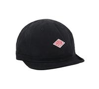 CLAPE Short Brim Baseball Cap Baumwolle Vintage Basecap Herren Sommer Kurzer Schirm Polo Dad UV-Schutz Verstellbar Sport Snapback Black BB5