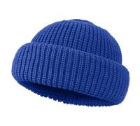 CLAPE Trawler Fisherman Beanie Strick Dockermütze Seemannsmütze Warm Wintermütze Wool Beanie Knit Hat Weich & Stretchy Rollmütze