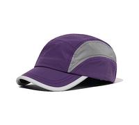 CLAPE Unisex Cap Kurzer Schirm Quick Dry Run Cap 5 Panel Basecap Unstructured Sport Cappy Sommer Outdoor Kappe Performance Laufkappe Purple ASB04