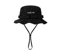 CLAPE Unisex Sommer Mesh Sonnenhut Breite Krempe Bucket Hat mit Kinnband Faltbar Fischerhut Outdoor Wanderhut Washed Cotton Beach Sun Hat