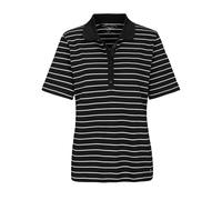 T-Shirt CLARINA "HEINRICH", Damen, Gr. 38, schwarz, Obermaterial: 100% Baumwolle., comfort fit, hoch geschlossener Ausschnitt, Kurzarm, Shirts, Pima Cotton Interlock (91335649-38) schwarz